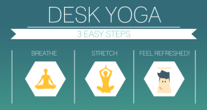 De-stress at your desk with desk yoga